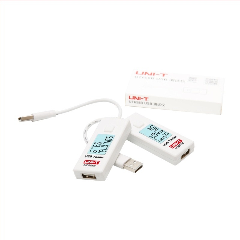 UT658 USB тестер с цифров дисплей – напрежение, ток, мощност, капацитет и съпротивление на веригата