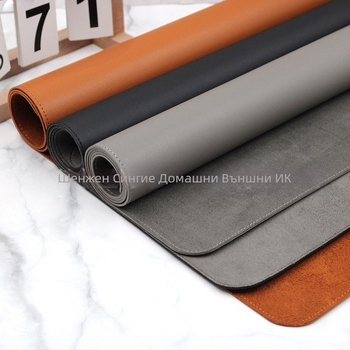 PU кожена подложка за маса – квадратна, едноцветен дизайн, стил модерна простота; Материал: PU кожа; Форма: квадрат; Дизайн: едноцветен; Стил: модерен минимализъм; Качество: първокласни изделия