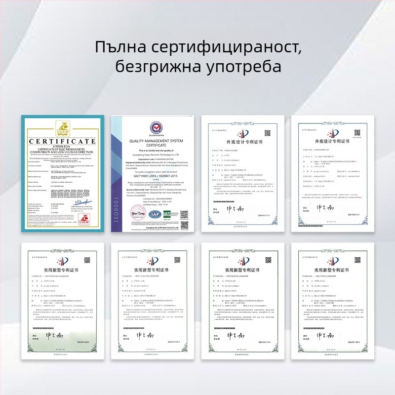 MPPT слънчев контролер с автоматично идентифициране, съвместим с 12/24/36/48 V, прецизно време управление, CE сертифициран