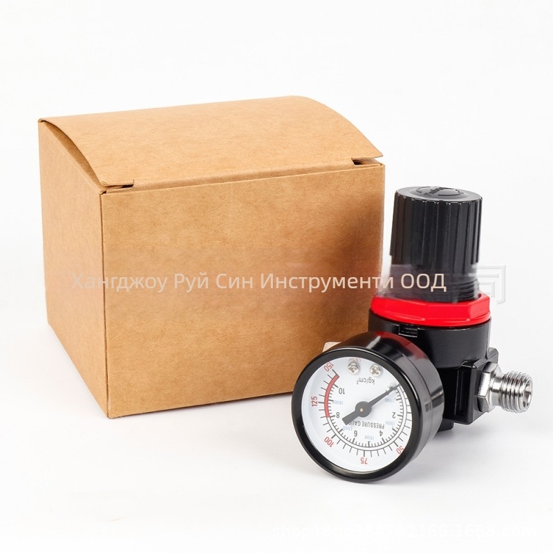 Вакуумен манометър с резба G1/4, диапазон 0–1, точност 0.1