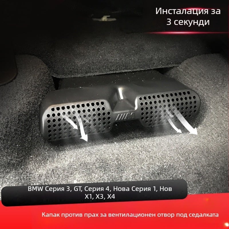 ABS прахозащитен капак за подседалния въздушен отвор за X3/X4