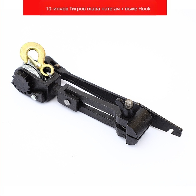 Wanba Ratchet-type стягател за тел за оранжерия, скоба за тел за лозови подпори, ръчно управление