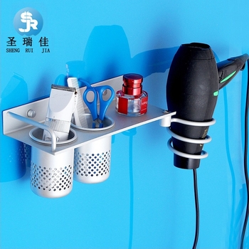 Saint Rejia 9441 държач за сешоар от алуминиева сплав, анодно окисление, монтаж без пробиване, макс. натоварване 5,0 кг