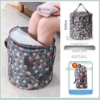 Портативен сгъваем басейн за крака за пътуване — PVC, за потапяне на крака, за възрастни