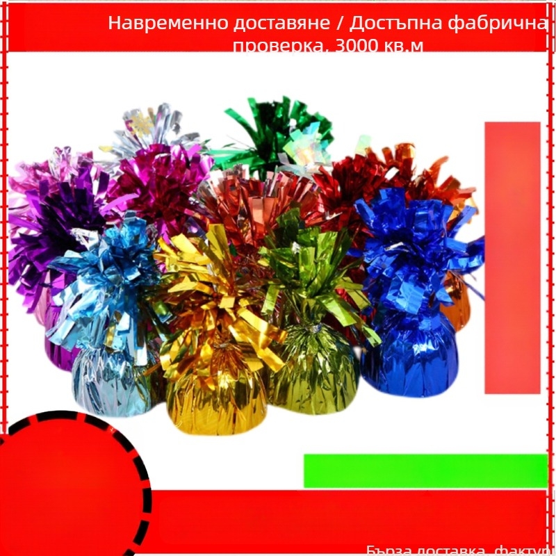 PET балонена висулка за вътрешна употреба — подходяща за партита, концерти и сватби (Материал: PET; Вътрешно пространство; Събития: парти, концерт, сватба, спортни събития, фестивал)