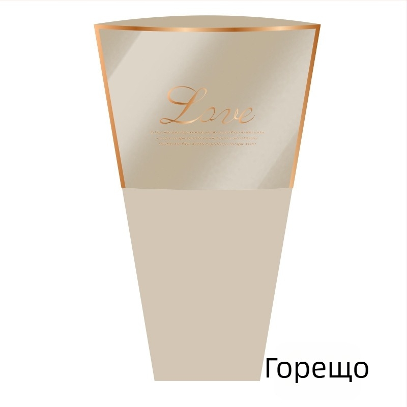 Пакет за букети от крафт хартия и пластмаса; външно опаковане; ръчна изработка; произход Zhejiang, Китай