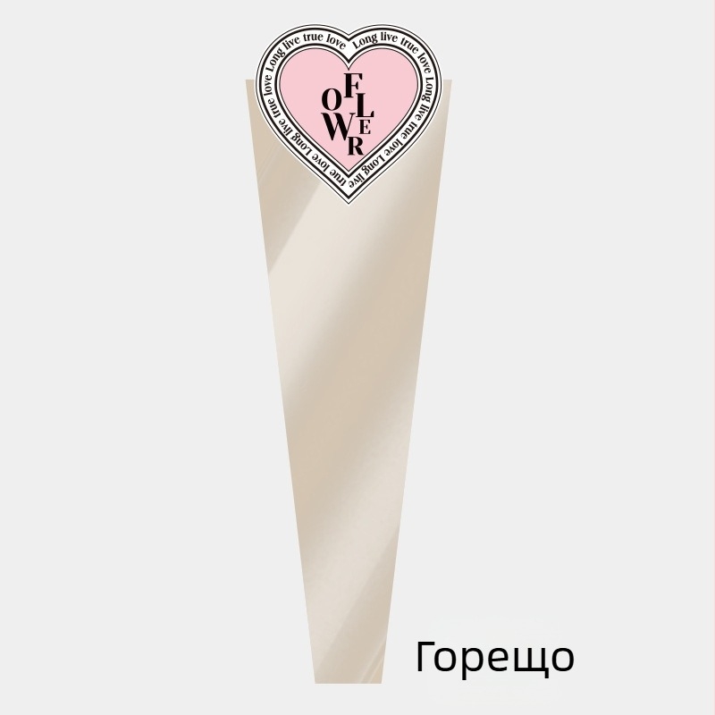 Пакет за букети от крафт хартия и пластмаса; външно опаковане; ръчна изработка; произход Zhejiang, Китай