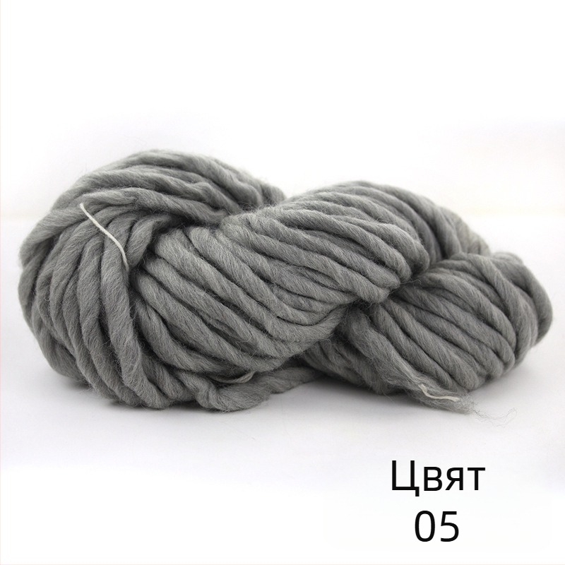 Груба Ice-Strip вълнена прежда за плетене – 0.2 Nm, 1 нишка, мотач