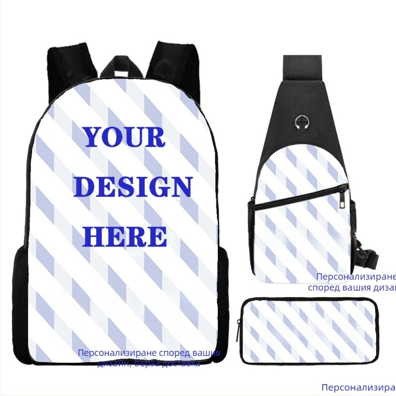 Детска раница с аниме принт, Oxford плат, проветряваща, водоустойчива и ултралека, за ученици 1–2 клас