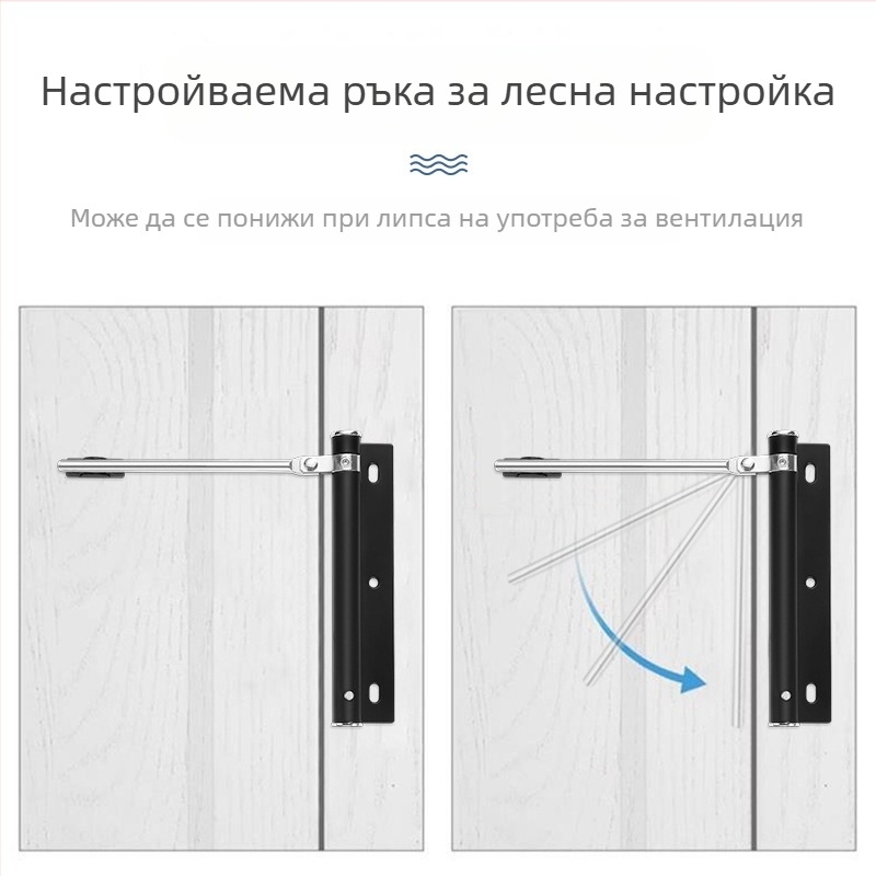 Неръждаема стомана — прост затварящ механизъм за врати, модерен минималистичен стил, марка Wuxin haopin