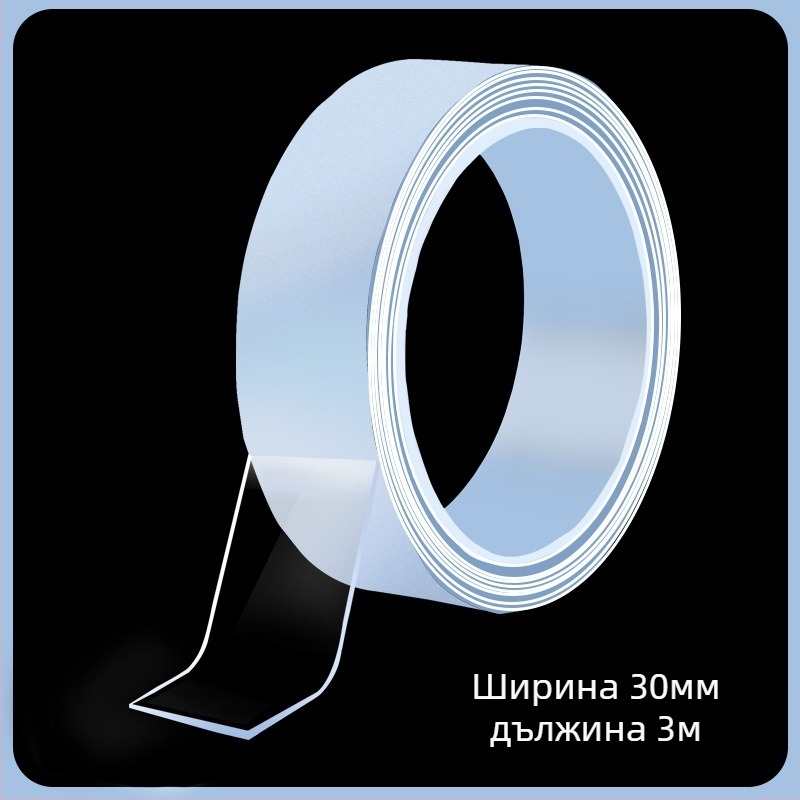 Нано двустранна лента — Бранд JIUMO; Материал: Акрил; Монтаж: Лепене; Пуск на пазара: 2023; Категория: кука с вакуумна чашка
