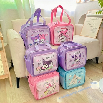 Изолирана чанта за обяд в мультяшен стил, от Oxford плат, за училище, модел 300