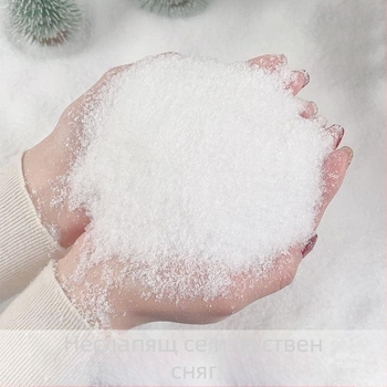 Изкуствен сняг и снежинки – симулация за коледна витрина (Материал: Друг; Марка: Без марка; Стил: Друг; Подходящо за Коледа)