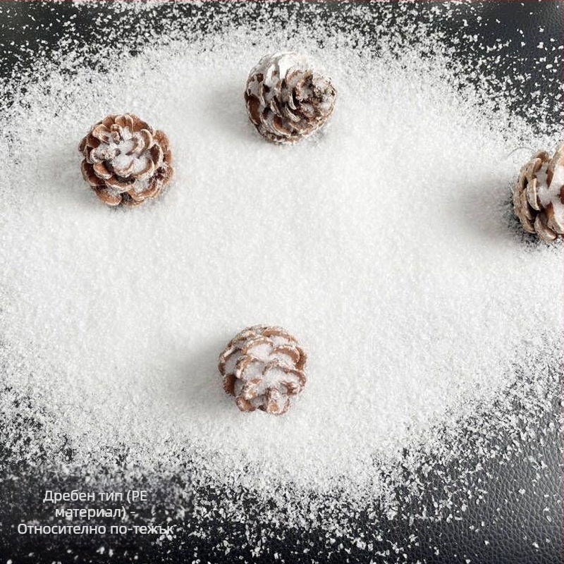 Изкуствен сняг и снежинки – симулация за коледна витрина (Материал: Друг; Марка: Без марка; Стил: Друг; Подходящо за Коледа)