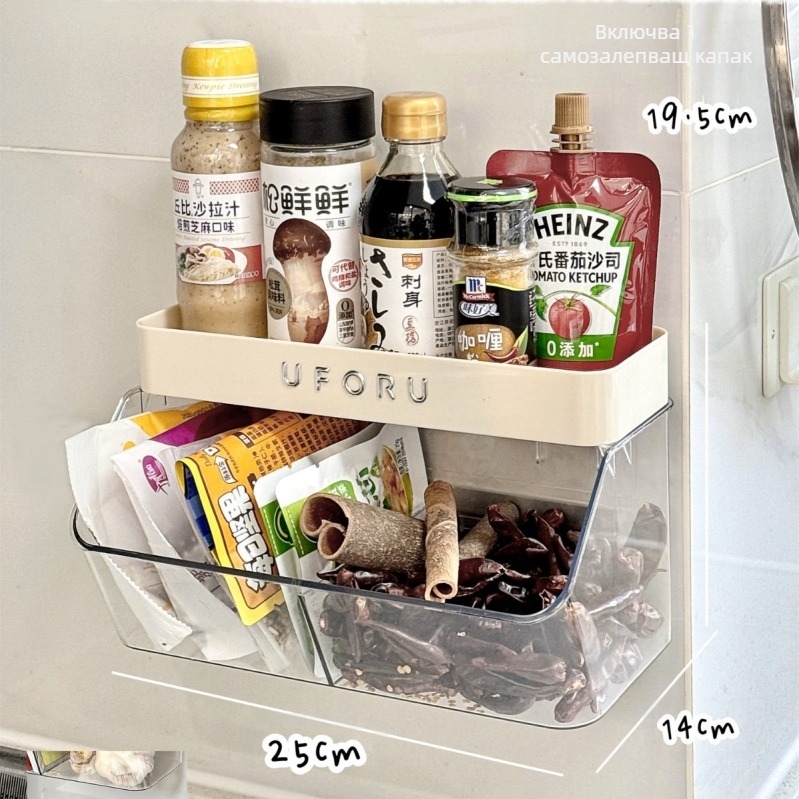 Кухненски органайзер за прибори – PP материал, дренажна поставка за прибори на плота