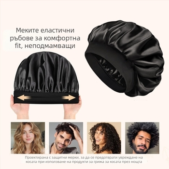 Шапка за душ Nothing – водоустойчива и защитна, 1 бр.