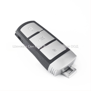 Дистанционен ключ за автомобил Volkswagen, 3 бутона, 433 MHz, ID46 чип, ABS корпус