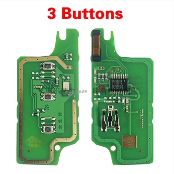 Citroën Logo 2/3 бутон сгъваем ключ VA2/HU83 CE0536 434MHz ID46