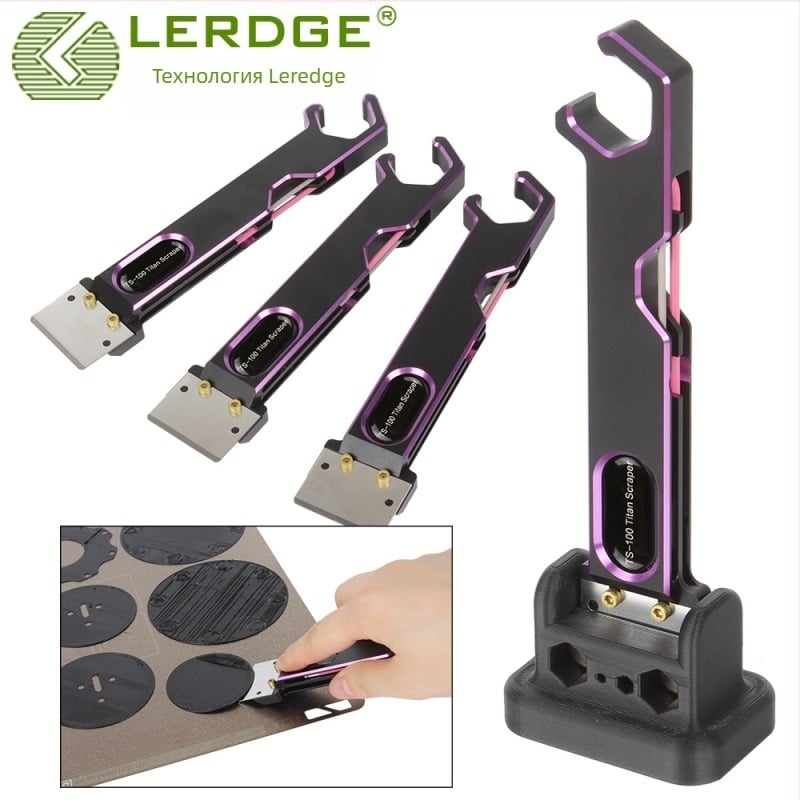 Платформен метален скрепер за 3D принтер с PEI плочка, чистачна лопатка и шестограмен ключ (SN346)