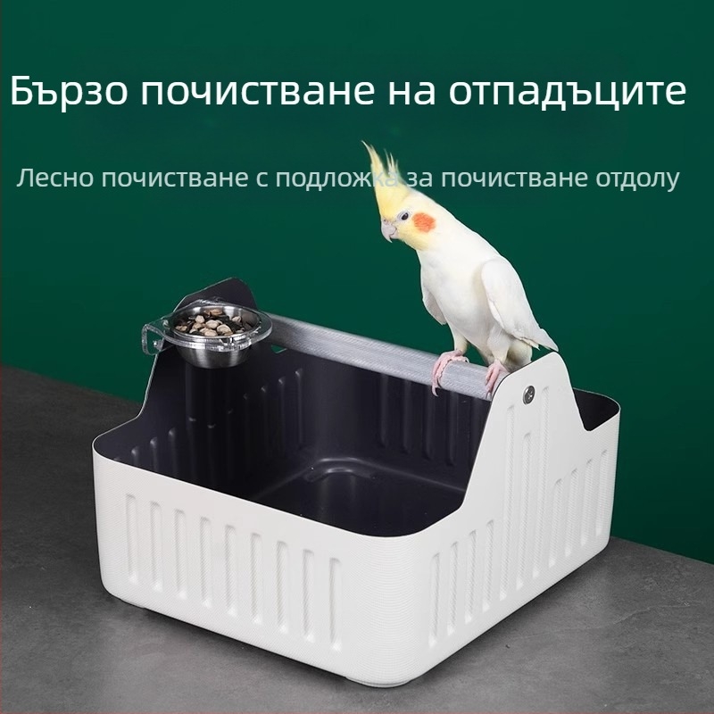 Папагал настолен тренировъчен тоалетен съд (WP01) - възрастен, средно тяло, птица