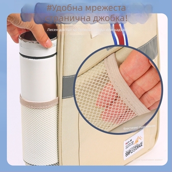 Учебна чанта с цип, карикатурна форма, Oxford плат, за ученици