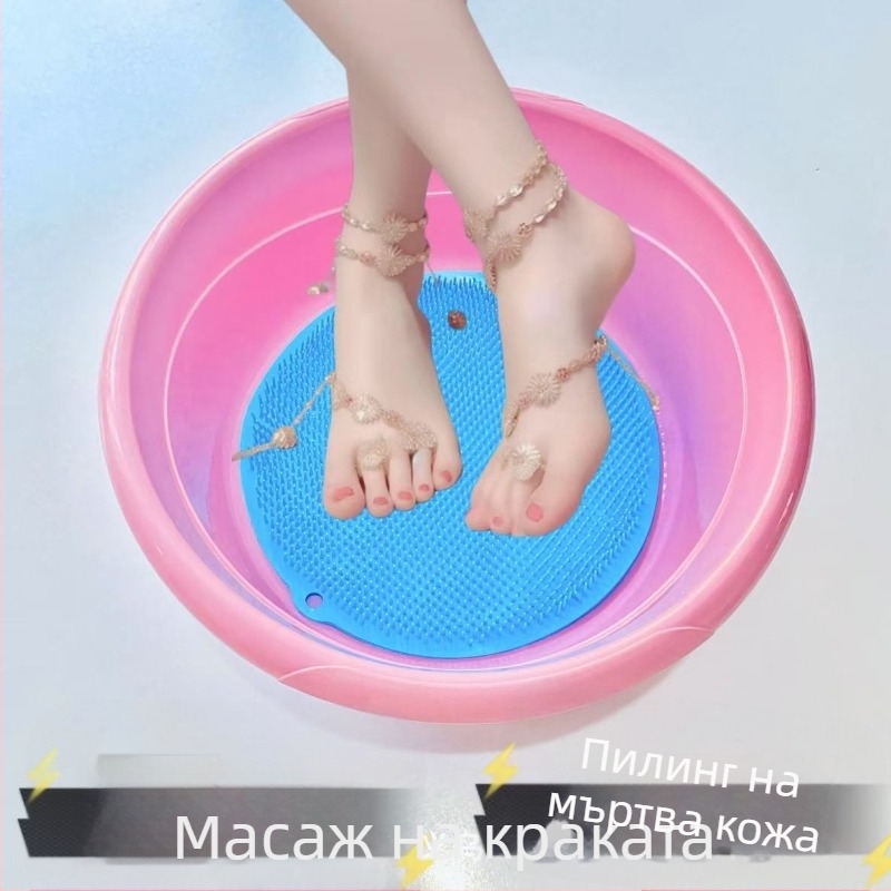 Душ мат за скраб на гръб и крака - ТПР материал, универсален, модел 012, персонализирана обработка