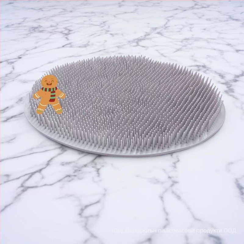 Душ мат за скраб на гръб и крака - ТПР материал, универсален, модел 012, персонализирана обработка