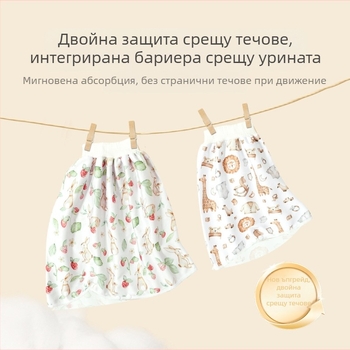 Бебешка пола за подгузник – водоустойчива пераема подложка, дишаща за деца 1–3 г (Happy Flute SMT2157, терри плат)