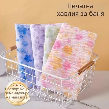 Скрабър за гръб в корейски стил, дълга лента, ексфолиращ с груба прежда за душ (за деца), Артикул 1002500412