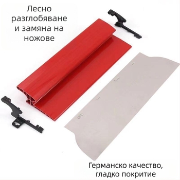 Безименен неръждаем шпакловъчен шпател за изравняване на шпакловката на вътрешни стени