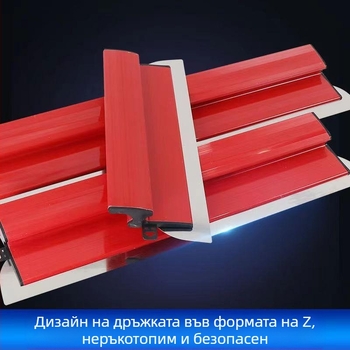 Безименен неръждаем шпакловъчен шпател за изравняване на шпакловката на вътрешни стени