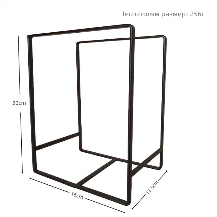 Дренажна поставка за чинии – Железна тел, модерен стил, сушене и съхранение в кухнята, въведена през 2024 г.