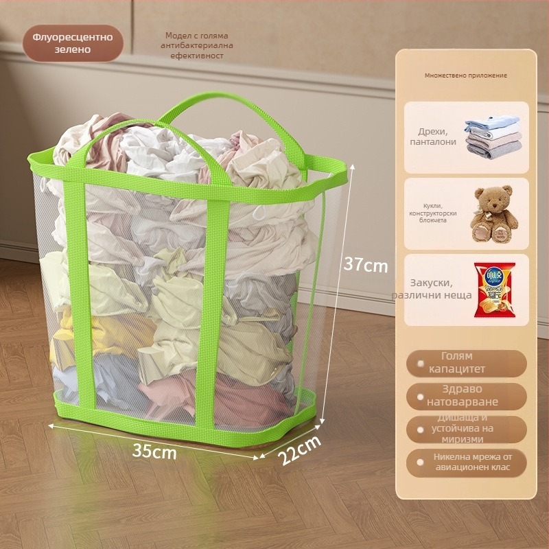 Стенен кош за пране с голям капацитет, сгъваем, Jiang xu