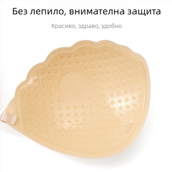 Найлонови дантелени лепенки за бюст, Push-Up, четирилистна форма, тънки и дишащи, невидими