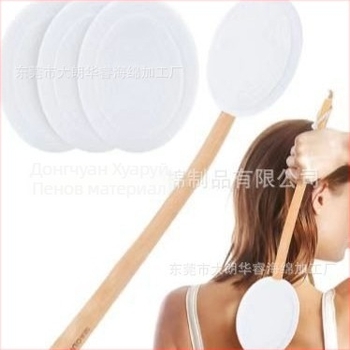 EVA четка за баня с дървена дръжка за почистване на гърба и нанасяне на лосион, кутия 70 бр.