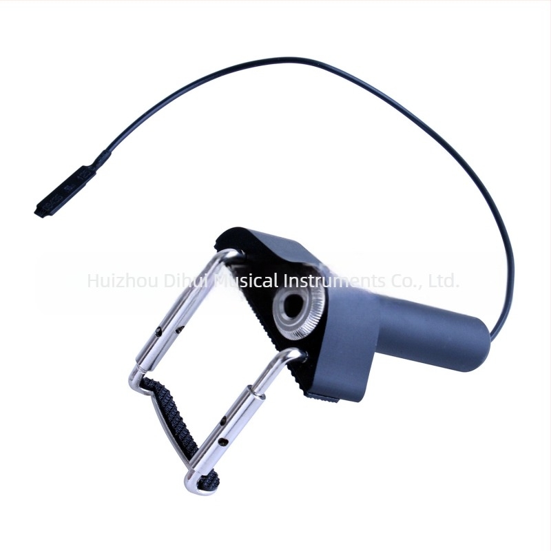 Пикап за цигулка CV-19, външен пиезоелектрически сензор, регулируем регулатор на звука, материал: пластмаса/метал