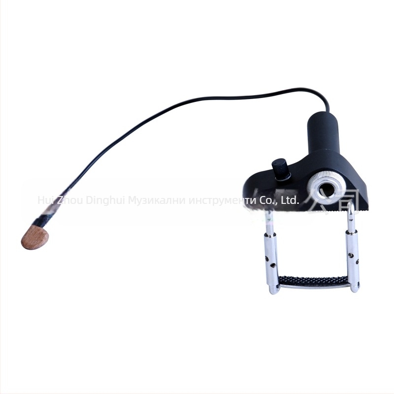 Пикап за цигулка CV-19, външен пиезоелектрически сензор, регулируем регулатор на звука, материал: пластмаса/метал