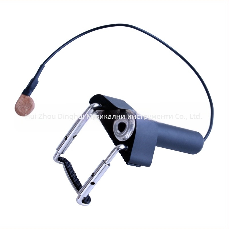 Пикап за цигулка CV-19, външен пиезоелектрически сензор, регулируем регулатор на звука, материал: пластмаса/метал