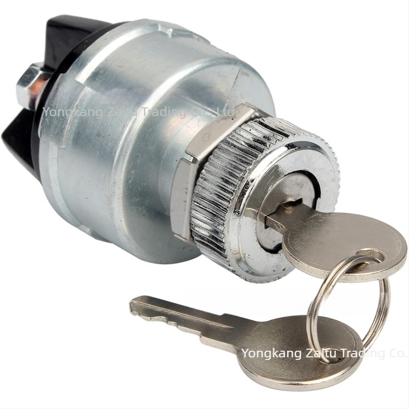 Go-Kart превключвател за запалване, 3 позиции OFF/RUN/MOMENTARY, универсален, стартерен превключвател с ключ