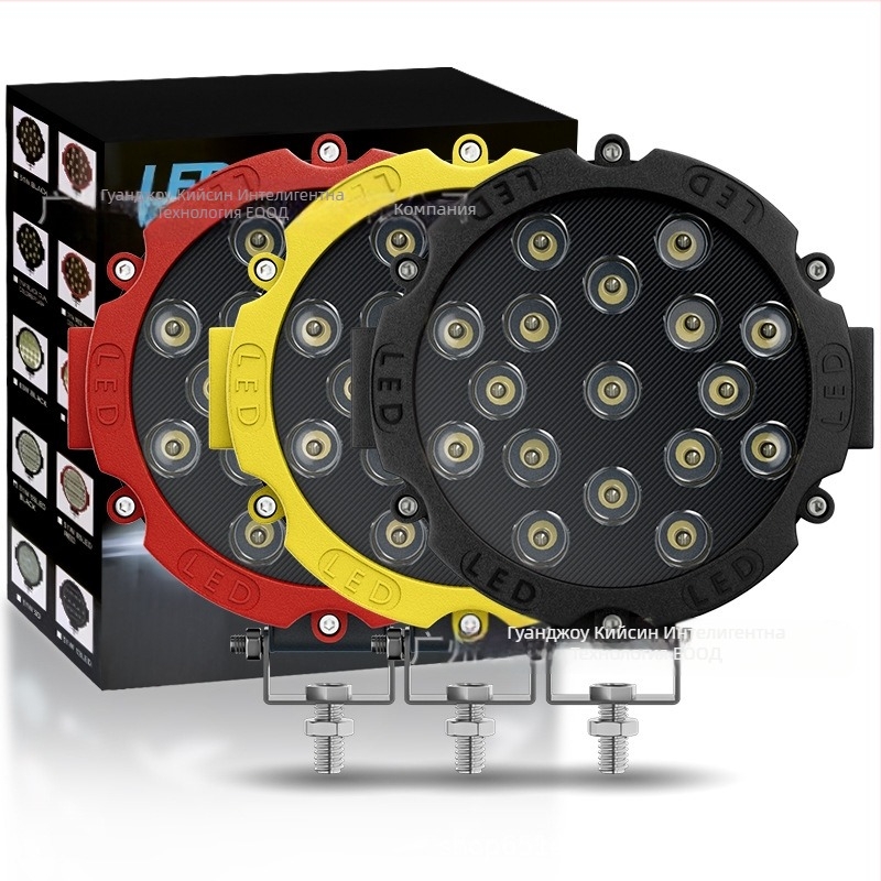 Off-road LED таванна светлина за автомобил, 51W, 3030 LED, 9-36V, 4800LM, 6000K