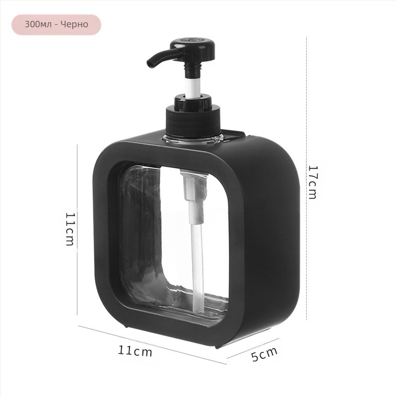 Пластмасова дозираща бутилка за баня с помпа – за сапун за ръце, душ гел, козметични емулсии и тоник