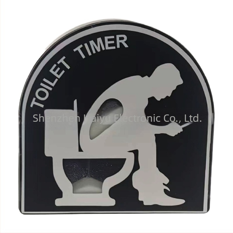 Пластмасов пясъчен часовник за тоалетна — ръчна изработка, модерен минимализъм, Sea and Sky