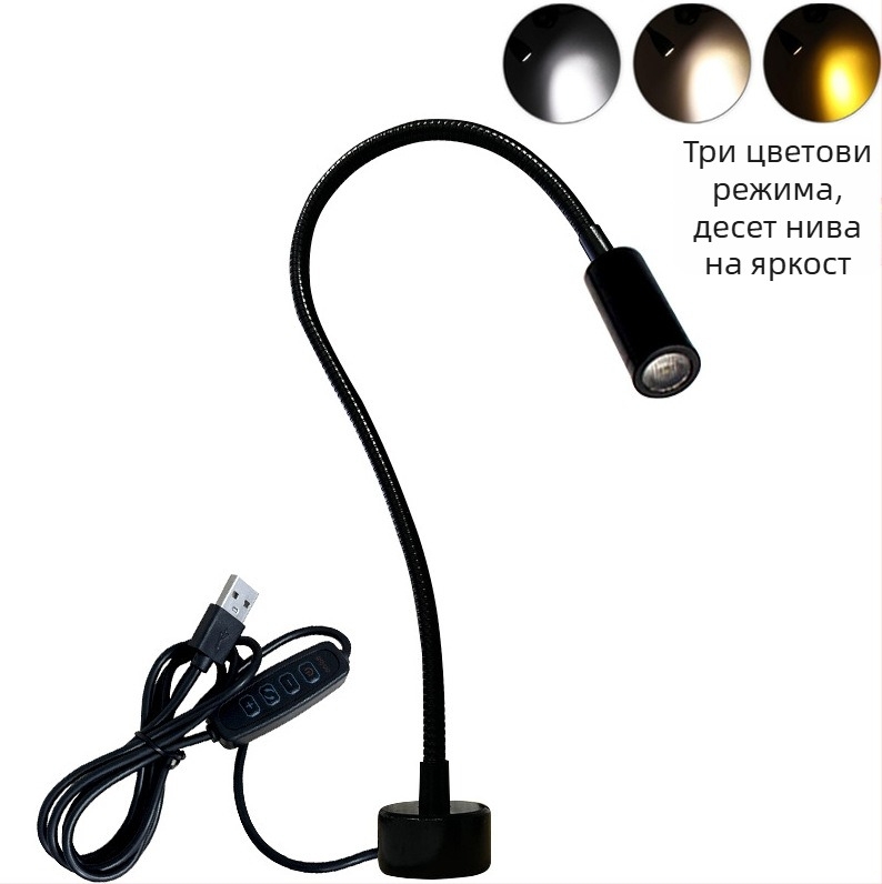 LED клип прожектор с алуминиев корпус, 5W–12W, CRI 80–89, ≤36V, бутонен превключвател