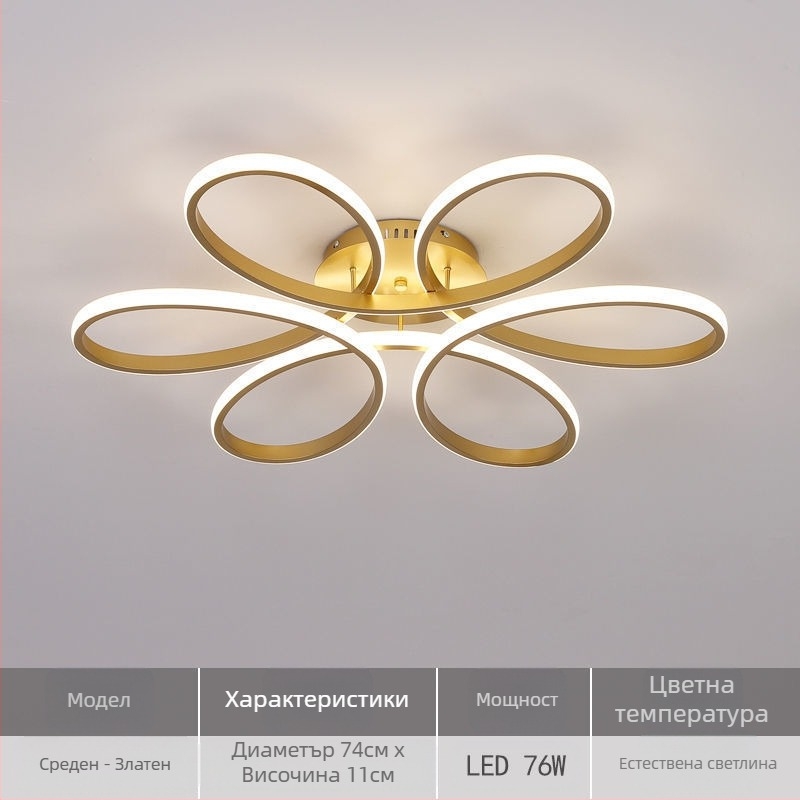 Таванна LED лампа, модел X079, 220V, обхват 15–30 м², CRI ≥95