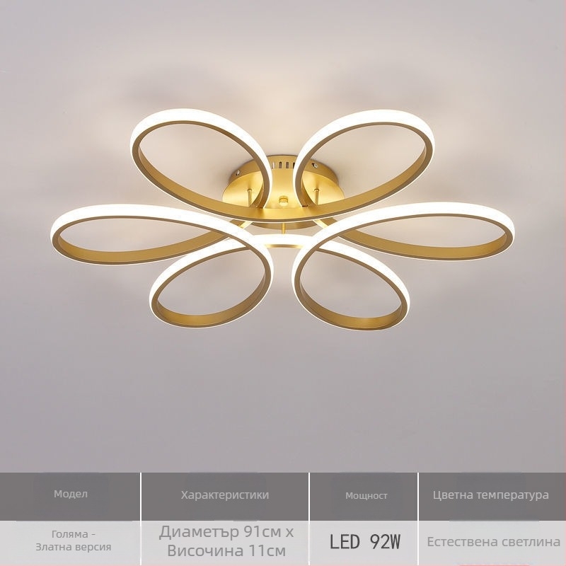 Таванна LED лампа, модел X079, 220V, обхват 15–30 м², CRI ≥95