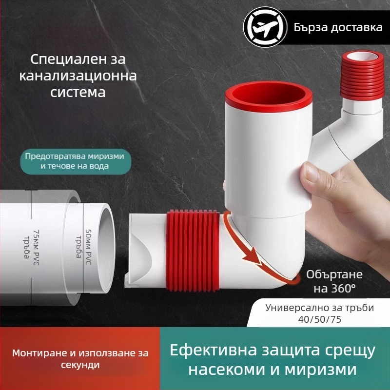 Стенно монтиран дренажен клапан с ABS и силикон, повдигащ механизъм, британски тип дренаж, модерен минималистичен стил (Lj wall row)