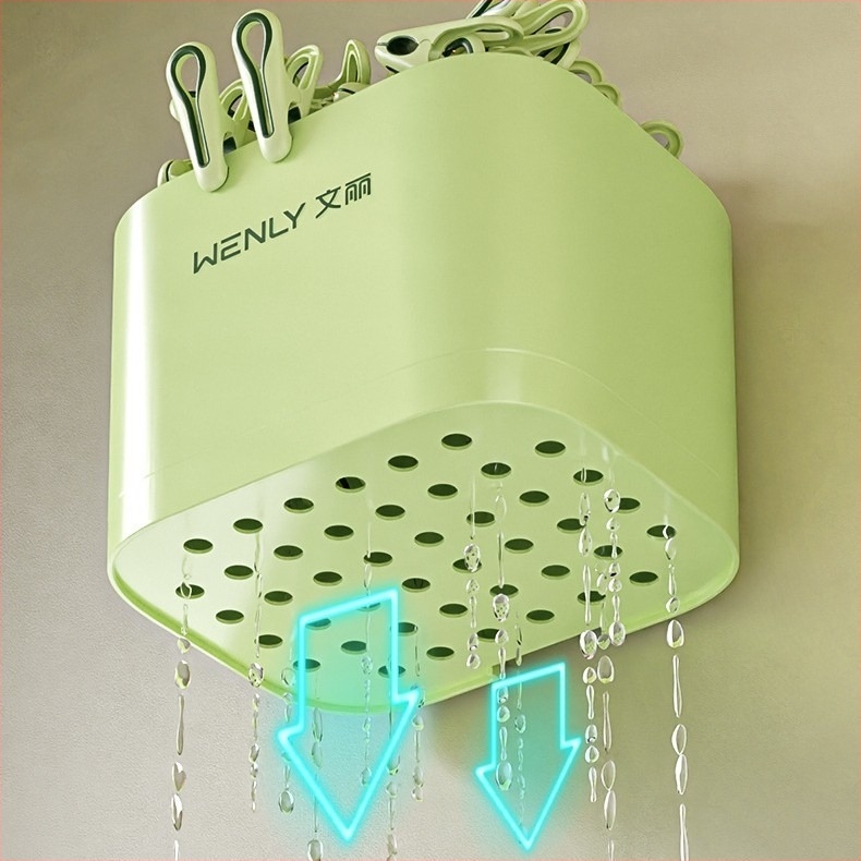 Клип за сушене за чорапи, силно захващане, модел 4108/5053, пластмасов, кутия с 36 броя