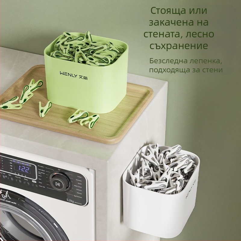 Клип за сушене за чорапи, силно захващане, модел 4108/5053, пластмасов, кутия с 36 броя