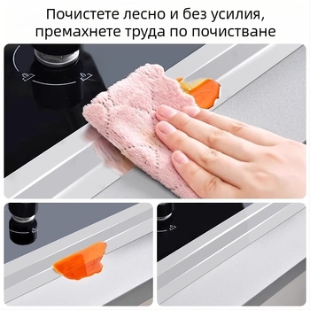 PVC самозалепваща уплътнителна лента за кухня и баня – водоустойчива, против мухъл, 0.1 мм дебелина, висока температура, огнеупорна