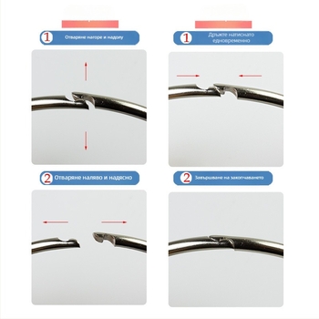 Канцеларски метален пръстен за подвързване на документи от Easy to apply